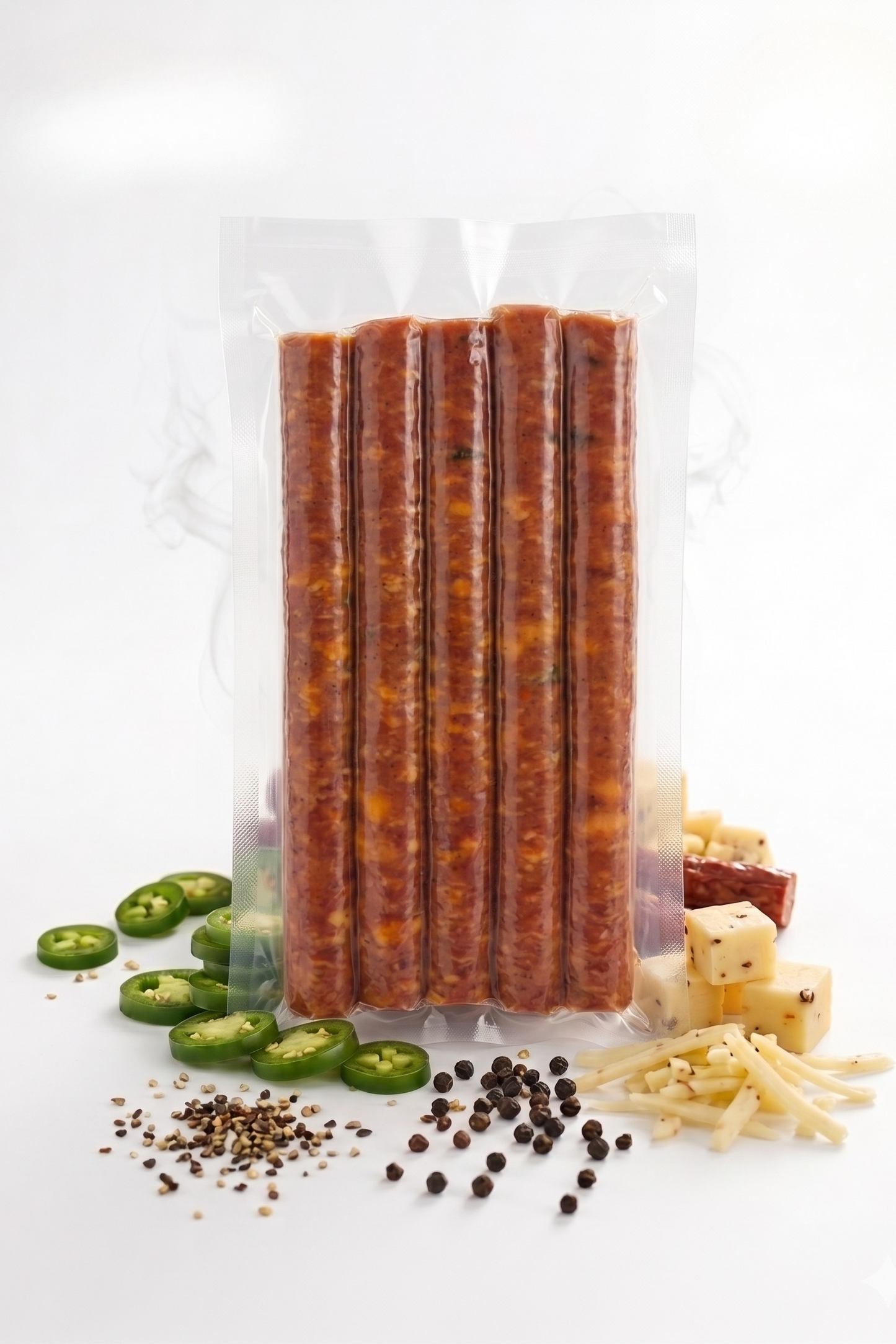 Jalapeño & Pepper-Jack Berkshire Pork Snack Stick