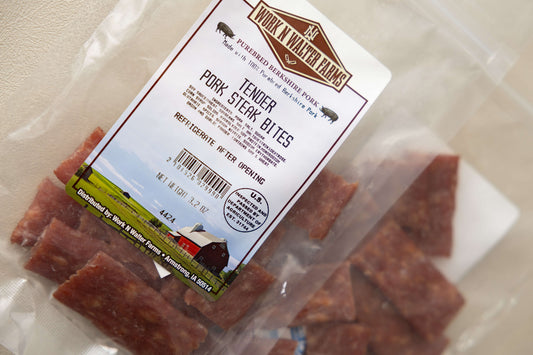 Tender Pork Steak Bites