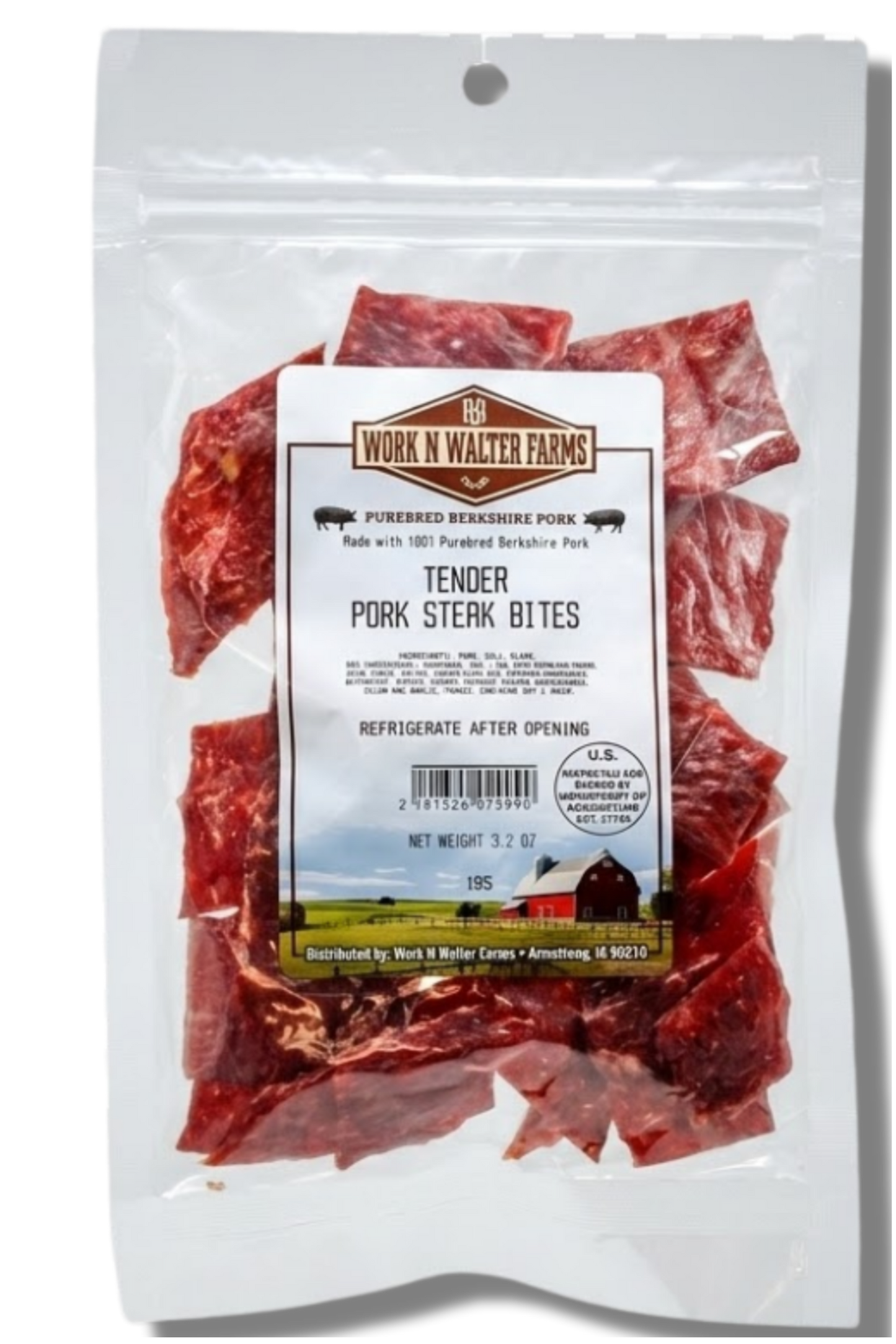 Tender Pork Steak Bites (Berky Jerky)